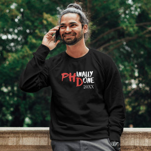 Moletom Finalmente feito - Design de Citação de Graduação