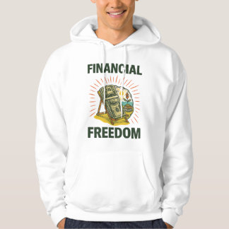 Moletom Financial Freedom Bold Beach Chair & Sunny Vibes
