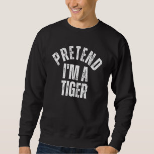 Moletom Fingir que sou um Tigre Vintage, Figurino de Hallo