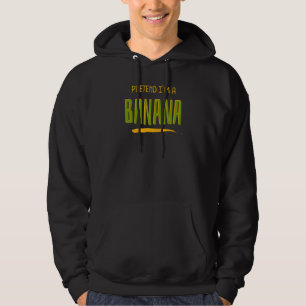 Moletom Fingir que sou uma banana Fantasia de Halloween