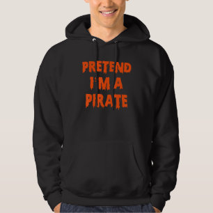 Moletom Fingir que sou uma festinha pirata, pirata de Hall
