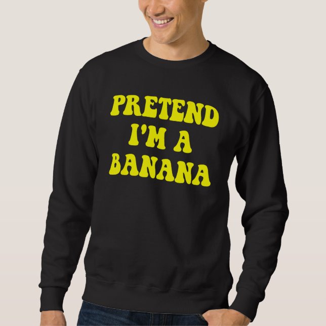 Moletom Fingir que sou uma roupa de fantasia de Dia das Br (Frente)