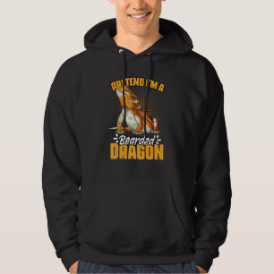 Moletom Finja que sou um dragão barbudo Humor para um répt