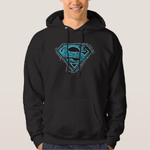 Moletom Fio e flores do logotipo da Supergirl
