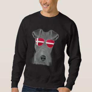 Moletom Fio Fox Terrier Dog Dinamarca Bandeiras