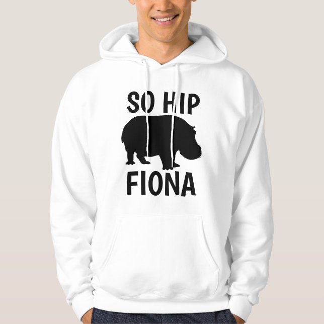 Moletom FIONA HIPPO T-shirts e capuzes engraçadas (Frente)
