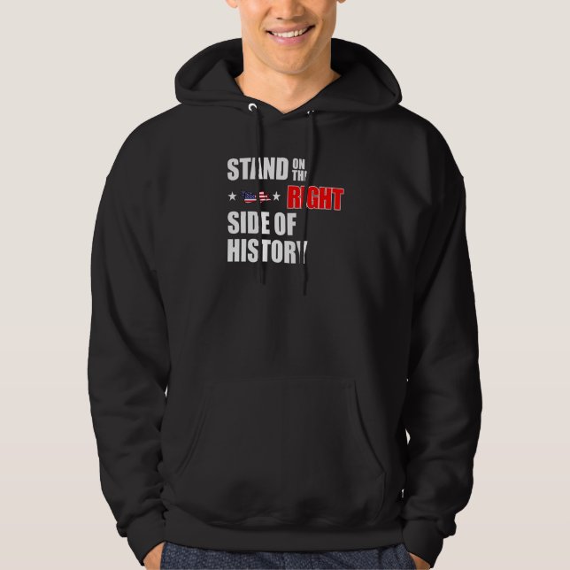 Moletom Fique Do Lado Certo Da História Conservador Re (Frente)