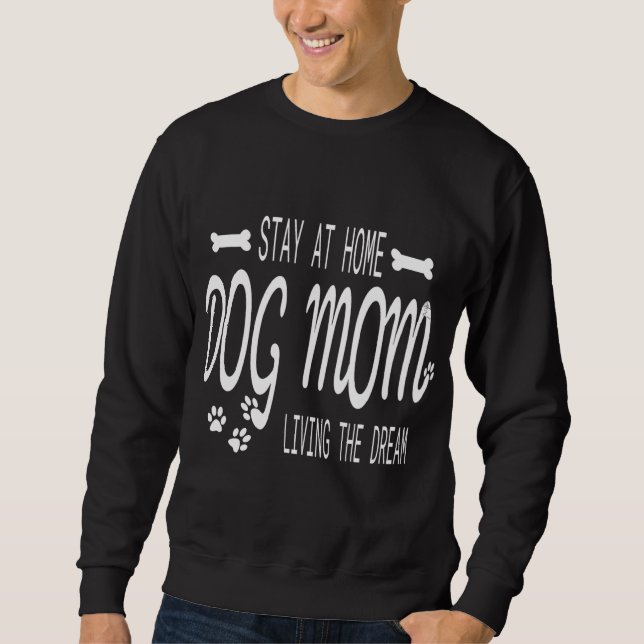 Moletom Fique Em Casa Cachorro Mamãe Oferece Presentes Par (Frente)