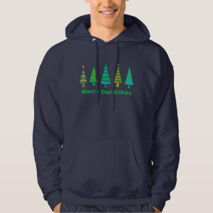 Moletom Fir Trees Christmas Hoodie