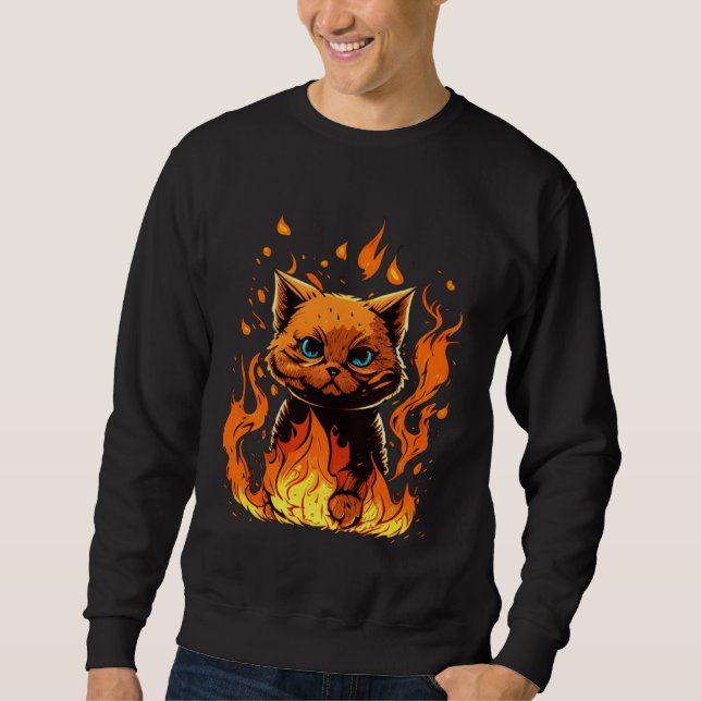 Moletom Fire Cat (Frente)