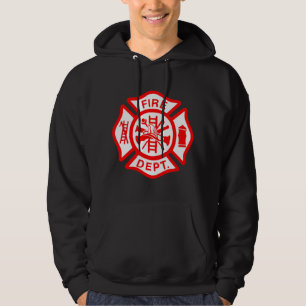 Moletom Fire Department Logótipo Uniform Fireman Símbolo F