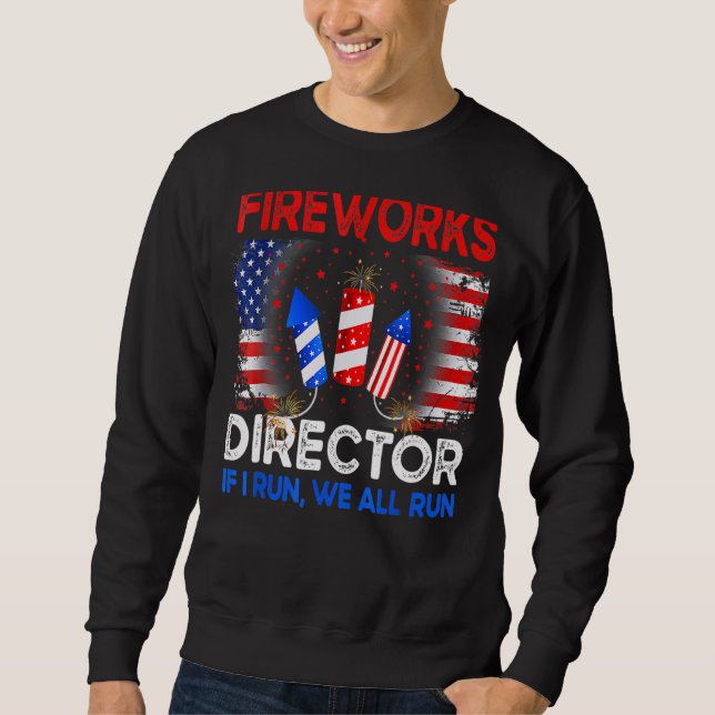 Moletom Fireworks Diretor Se Eu Lhe Dirigir, Nos Dirigirá  (Frente)
