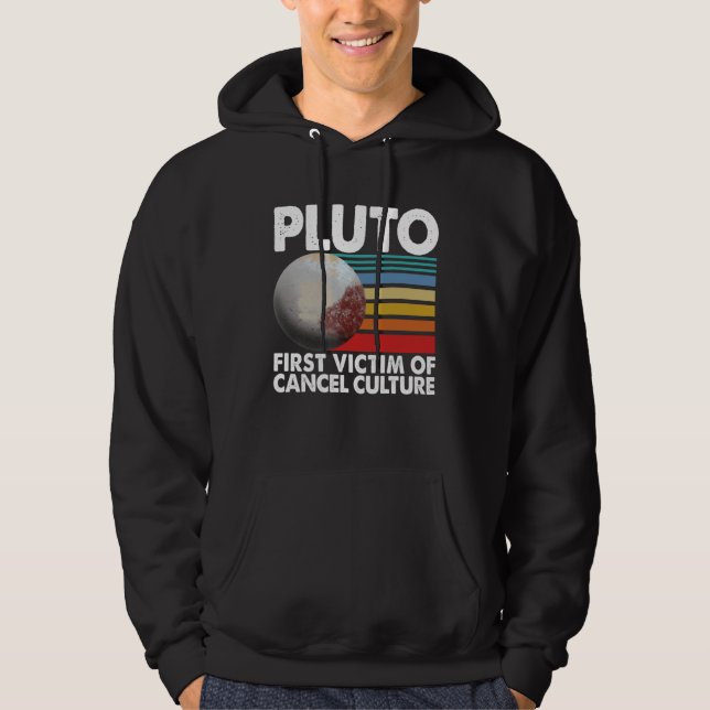 Moletom First Victim Of Cancel Culture Women Pluto Solar S (Frente)