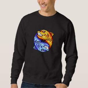 Moletom Fish Yin Yang Design, Pesca Ying Yang Good E Ba