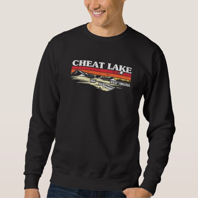 Moletom Fishing Barco Camping Lago Férias Cheat Lake P (Frente)