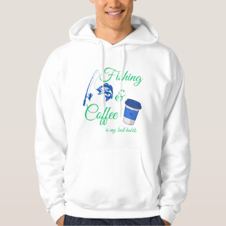 Moletom Fishing & Coffee | Vara de Pesca, Xícara d