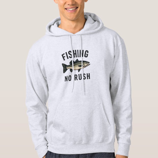 Moletom Fishing. No Rush. (Frente)