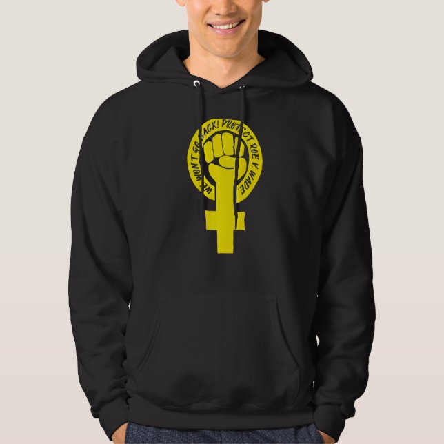 Moletom Fist Feminista Não Voltaremos (Amarelo) (Frente)