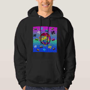 Moletom FITA DE CASSETE DA ESCOLA ANTIGA DE anos 80