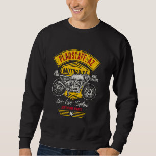 Moletom Flagstaff AZ EUA Estilo com Distorção Retroativa M