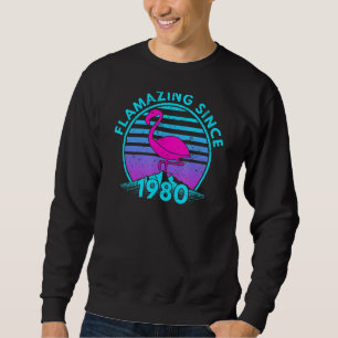 Moletom Flamingo Birthday Nascer 1980