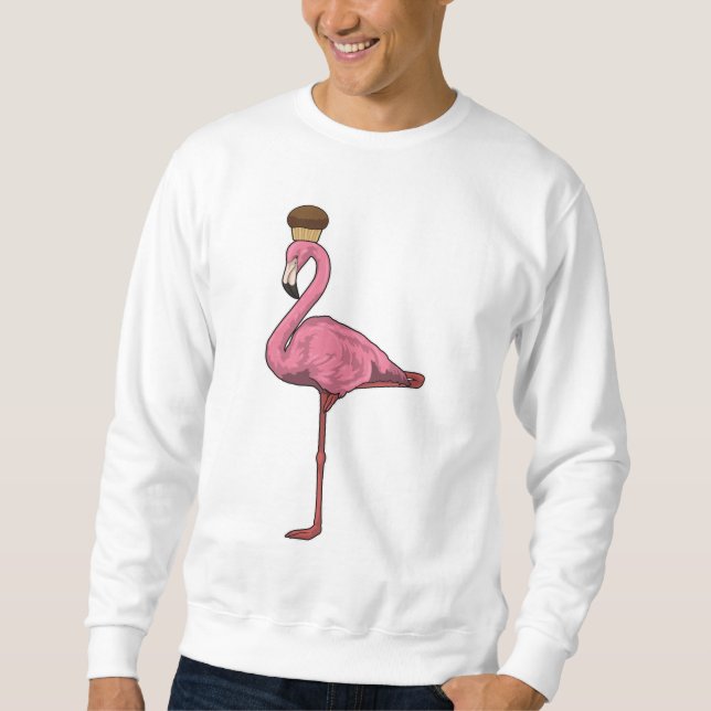 Moletom Flamingo com Muffin (Frente)