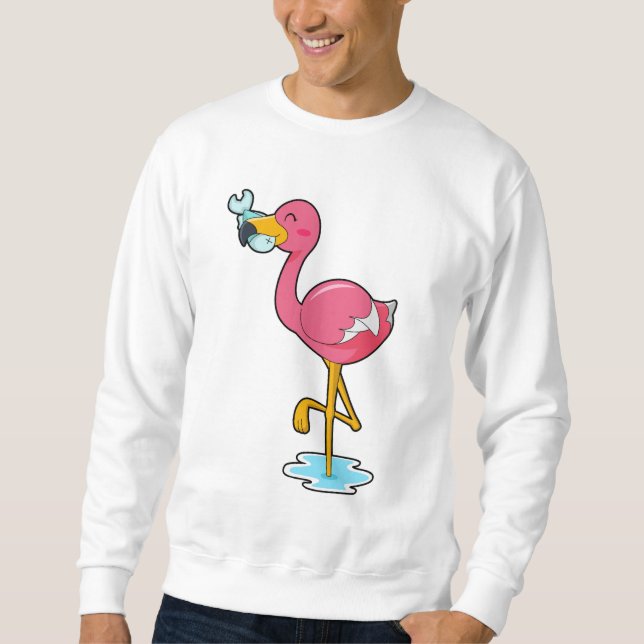Moletom Flamingo com Peixe (Frente)