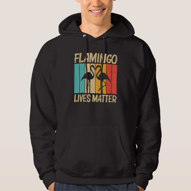 Moletom Flamingo Fofo Para Homens Mulheres Flamingo Pássar (Frente)