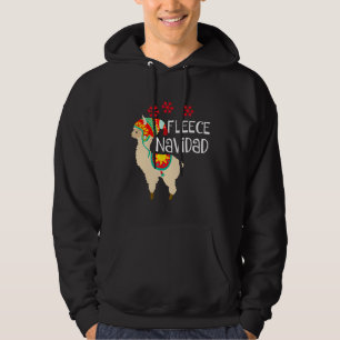 Moletom Fleece Navidad Cute Llama Natal