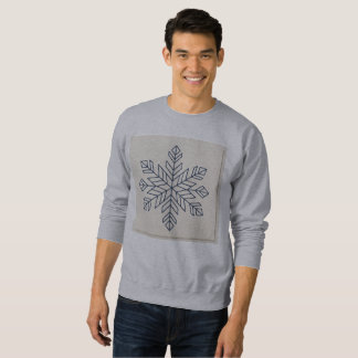 Moletom Floco de Neve Minimalista de Linha Única | Inverno