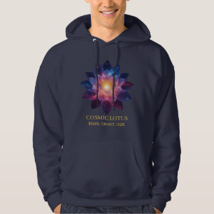 Moletom Flor de Lótus Cósmica Energia da Flor Galáctica