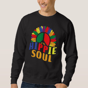 Moletom Flor de Símbolo da Paz Daisy Soul Hippie Para Home