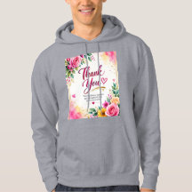 Moletom Floral Obrigado | Presente de Agradeciment