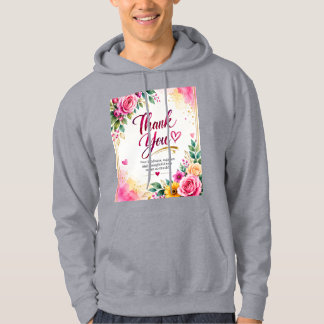 Moletom Floral Obrigado | Presente de Agradeciment