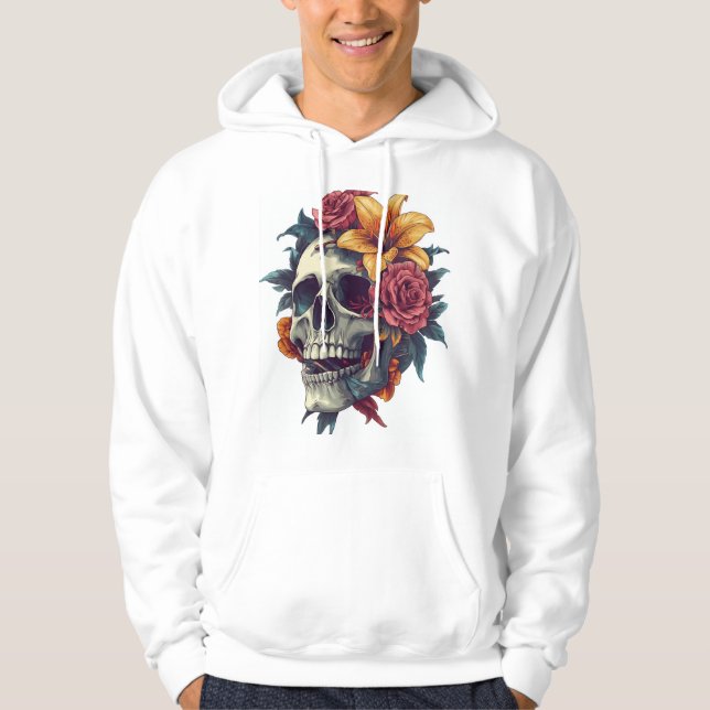 Moletom Floral Skull Bloom (Frente)
