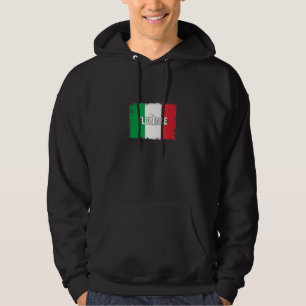 Moletom Florence Itália City with Italiana Flag