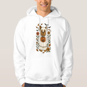 Moletom Flores de Halloween Yorkshire Terrier Halloween