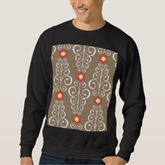 Moletom Flores Geométricas: Design de Vintage sem Costura
