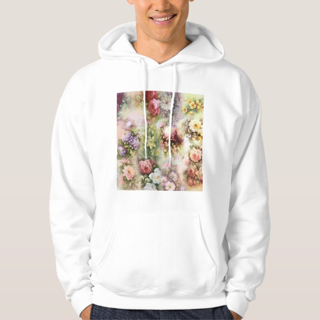 Moletom Flores Vintage (Frente)