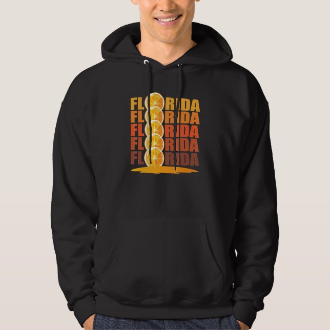 Moletom Flórida Fl Sunshine State Retro Fl (Frente)