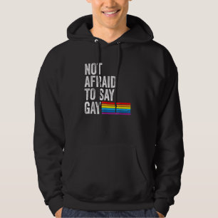 Moletom Flórida Gay não tem medo de dizer Direitos Gay do