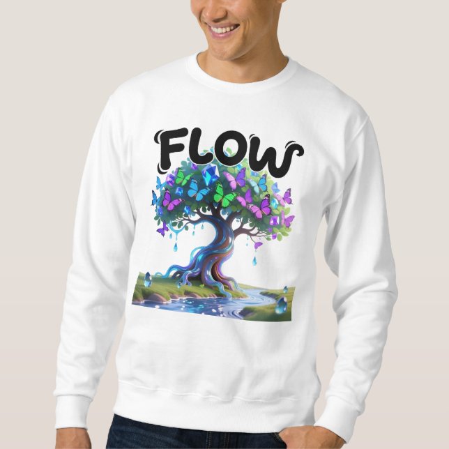 Moletom Flow Water Tree of Life (Frente)