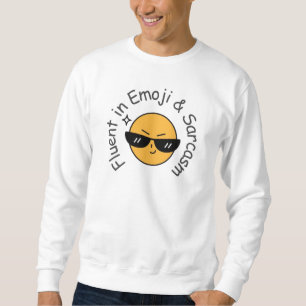 Moletom Fluente Em Emoji E Sarcasmo   Camisola doce mascul