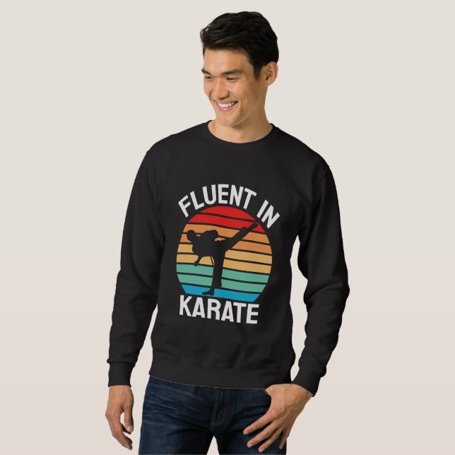 Moletom Fluente em Karate Karate Divertido (Frente Completa)