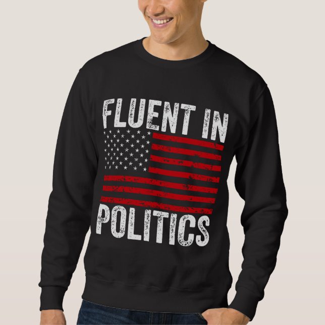 Moletom Fluente em Política  (Frente)