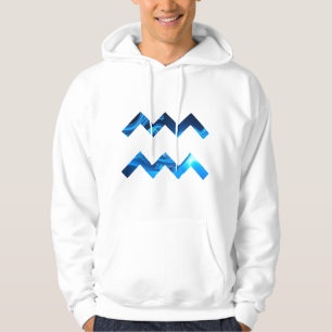 Moletom Fluxo aquário inovador - azul elétrico