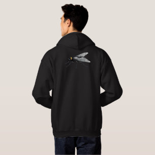 Moletom Fly Buddy Homens negros de capuz