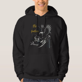 Moletom Fly Fearless - Majestic Eagle Art
