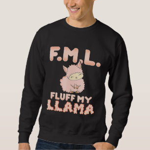 Moletom FML Fluff My Llama Pink Alpaca Fluffy