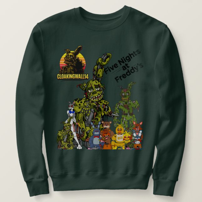 Moletom FnAf Style drawing (Frente do Design)